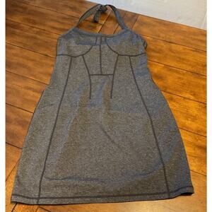 Athleta NWT Modra Halter Neck Yoga Gray‎ Active Dress Size 8P